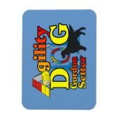 ゴードンセッターの機敏性 マグネット (縦)