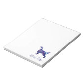 ゴードンセッターの水色 ノートパッド (回転)