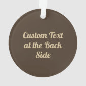 ゴードンセッターイラストレーションオーナメント オーナメント (裏面)