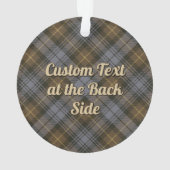 ゴードンセッターオーバーウェザードゴードンタータンチェック オーナメント (裏面)