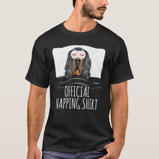 ゴードンセッタースリープマスク公式ナッピング Tシャツ (正面)