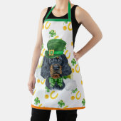ゴードンセッターホリデーデコールセントパトリックの日犬 エプロン (インサイチュ)
