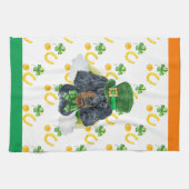 ゴードンセッターホリデーホームデコールSt patricks day キッチンタオル (横)