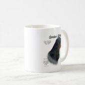 ゴードンセッター履歴デザイン コーヒーマグカップ (正面右)