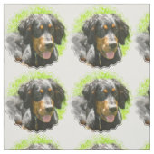ゴードンセッター犬 ファブリック (見本)