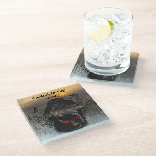 ゴードンセッター ガラスコースター (アングル)