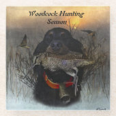 ゴードンセッター ガラスコースター (正面)