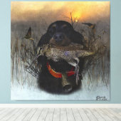 ゴードンセッター キャンバスプリント (インサイチュ (ウッドフロア))