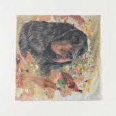 ゴードンセッター タペストリー (正面(横))