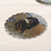 ゴードンセッター ペーパーコースター (アングル)