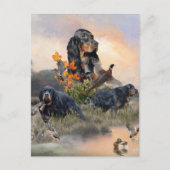 ゴードンセッター ポストカード (正面)