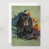 ゴードンセッター 招待状 (正面/裏面)