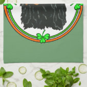 ゴードンセッターSt patricks キッチンタオル (折り畳み)