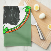 ゴードンセッターSt patricks キッチンタオル (四つ折り)