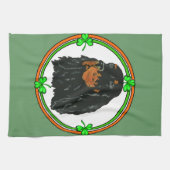ゴードンセッターSt patricks キッチンタオル (横)