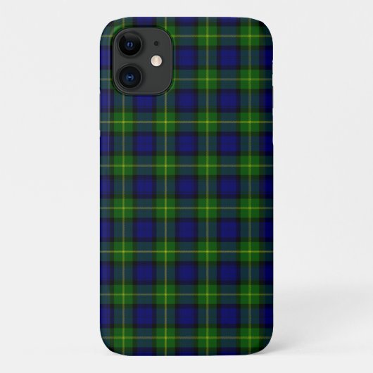 ゴードンタータンチェックブルーグリーンプレイド Case-Mate iPhoneケース (裏面)