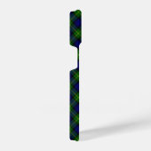 ゴードンタータンチェックブルーグリーンプレイド iPhoneケース (右側面)