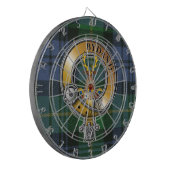 ゴードンタータンチェック&バッジ ダーツボード (正面左)