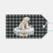 ゴードンドレススコティモダンットクランタータンチェック ギフトタグ (正面(横))