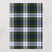 ゴードンドレスプレイドウェディング日付カードを保存 セーブザデート (裏面)