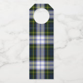 ゴードンドレスプレイドワインボトルメッセージカード ボトルネックタグ (裏面)