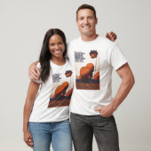 ゴードンベネットの熱気球の競争ポスター Tシャツ (ユニセックス)
