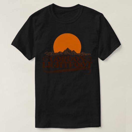 ゴードンライトフートライジングサン Tシャツ (デザイン正面)
