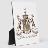 ゴードン家紋 フォトプラーク (側面)