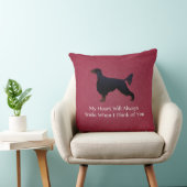 ゴードン考えるセッターのペット記念碑 クッション (椅子)