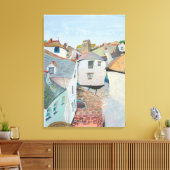 ゴードン・アシュトンによる「コーンウォールでの静かな時間」 キャンバスプリント (インサイチュ (リビング))