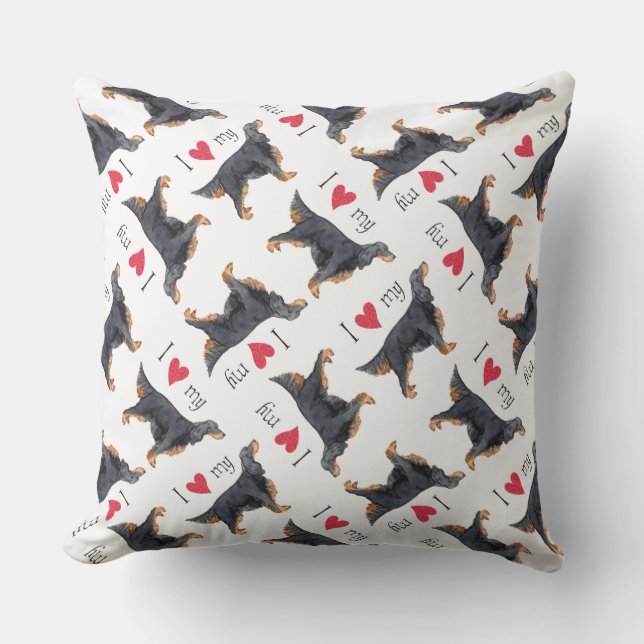 ゴードン・セッターが大好き アウトドアクッション (正面)