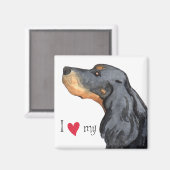 ゴードン・セッターが大好き マグネット (正面/裏面)