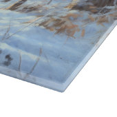 ゴードン・セッターが雪のクリスマスを許可 カッティングボード (角)