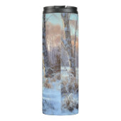 ゴードン・セッターが雪のクリスマスを許可 タンブラー (裏面)