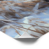 ゴードン・セッターが雪のクリスマスを許可 ポスター (コーナー)