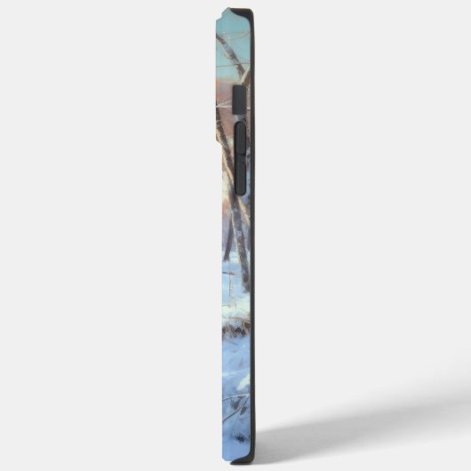 ゴードン・セッターが雪のクリスマスを許可 Case-Mate iPhoneケース (裏面 / 左)