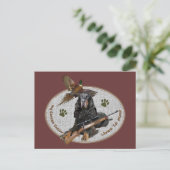 ゴードン・セッターは狩りに命を落とす ポストカード (スタンド正面)