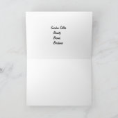 ゴードン・セッターズ・フォーエバー・フレンズ・ノート・カード シーズンカード (内部)