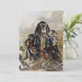 ゴードン・セッターズ、鳥への情熱、アート 招待状 (スタンド正面)