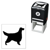 ゴードン・セッター犬の毛のシルエット セルフインキングスタンプ (インサイチュ)