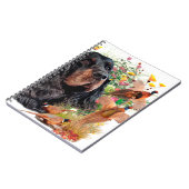 ゴードン・セッター、アヒル狩りタペストリーのポスタースロー ノートブック (左側)