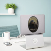 ゴードン・セッター、狩り・コンパニオン・ステッカー シール (デスク上のノートパソコン)