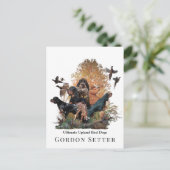 ゴードン・セッター、狩り・シーズン ポストカード (スタンド正面)