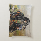 ゴードン・セッター，鳥への情熱，芸術 アクセントクッション (裏面(縦))