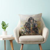 ゴードン・セッター，鳥への情熱，芸術 クッション (椅子)