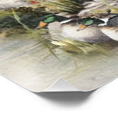 ゴードン・セッター，鳥への情熱，芸術 ポスター (コーナー)