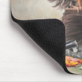 ゴードン・セッター，鳥への情熱，芸術 マウスパッド (コーナー)