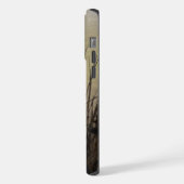 ゴードン・セッター，鳥への情熱，芸術 iPhoneケース (左側面)