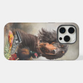 ゴードン・セッター，鳥への情熱，芸術 iPhoneケース (裏面横)