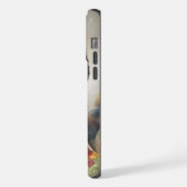 ゴードン・セッター，鳥への情熱，芸術 iPhoneケース (左側面)